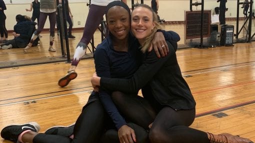 Megan and Danielle The Radio City Rockettes