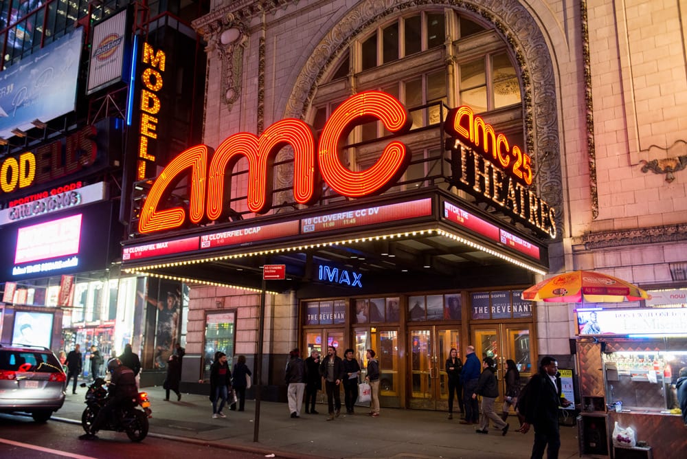 amc movie theater times square